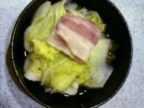 白菜と豚肉の蒸し煮